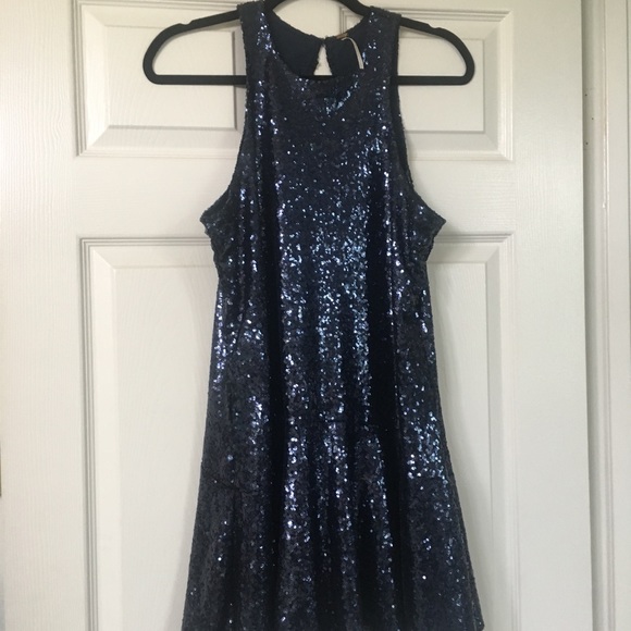 Free People Open Back Sequin Dress - Picture 2 of 4